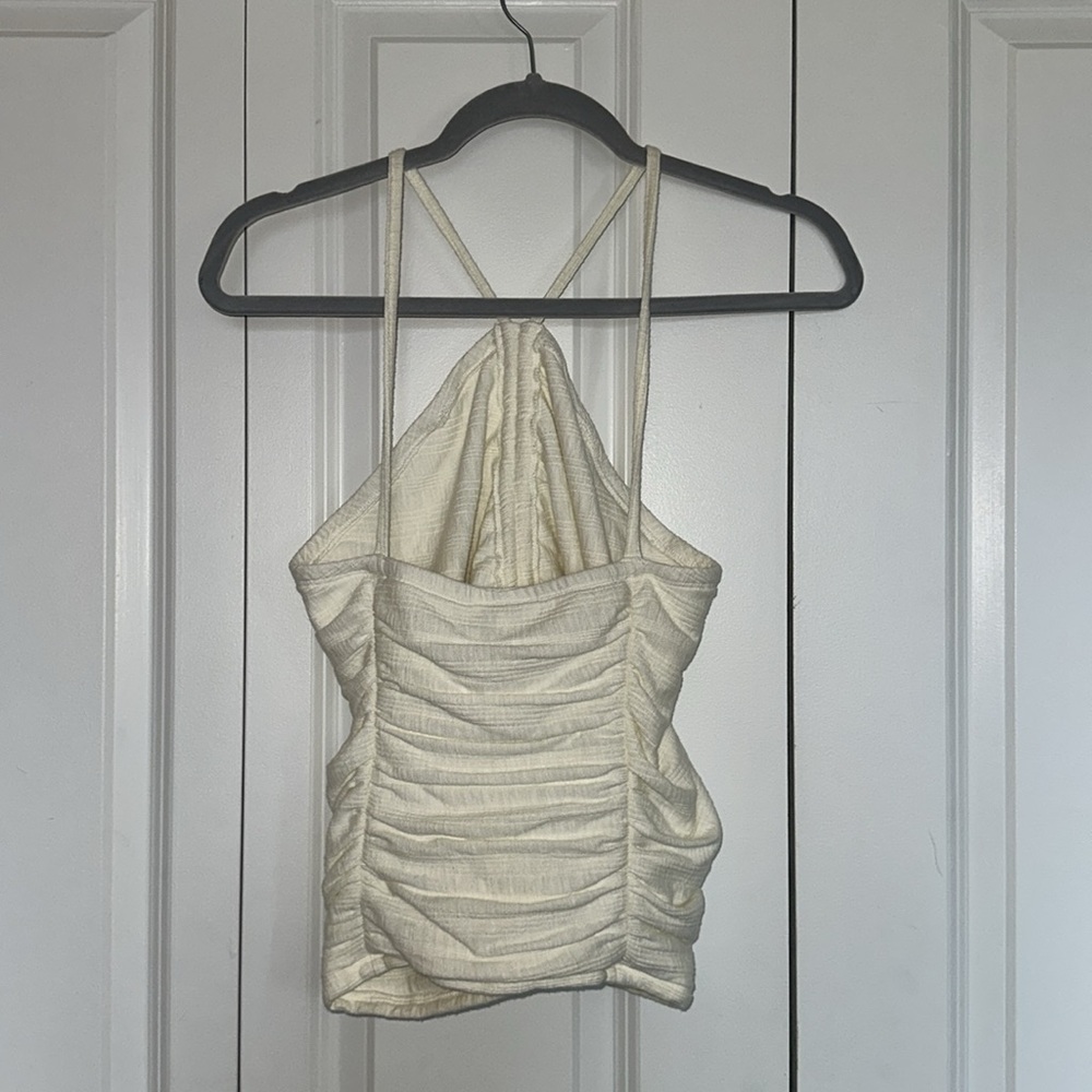 Pilcro Ribbed Ruched Halter - Picture 7 of 7